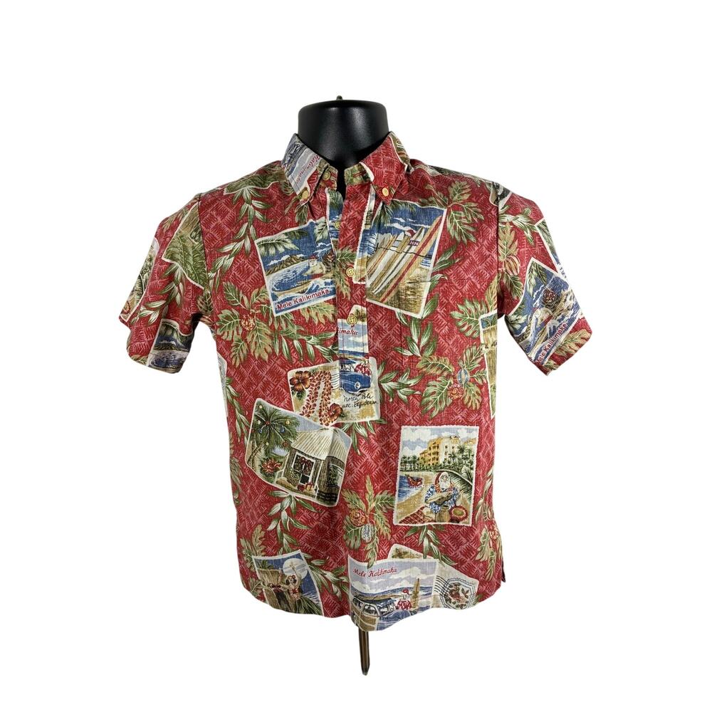 Reyn Spooner Mele Kalikimaka Hawaiian Christmas Shirt L